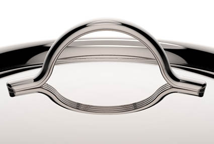 Refined die-cast stainless steel handles and loop